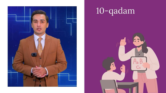 10-qadam: Pedagog va shifokor maqomining mustahkamlanishi